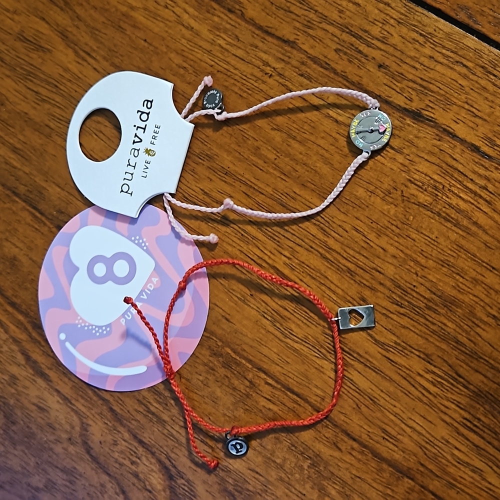 NEW Pura Vida charm bracelets